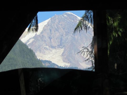Mt. Rainier from the loft